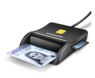 Axagon CRE-SM3SD 4-slot Smart card FlatReader czytnik - 1485437 - zdjęcie 1